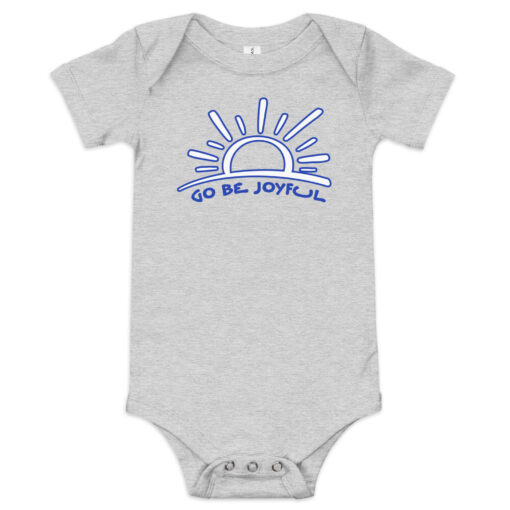 Joyful Baby Onesie - Bouncy Blue