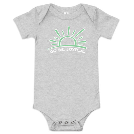 Joyful Baby Onesie - Happy Green - Image 3