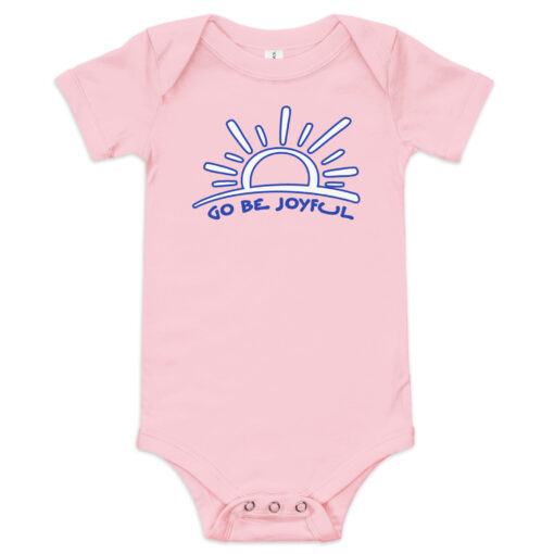 Joyful Baby Onesie - Bouncy Blue - Image 2