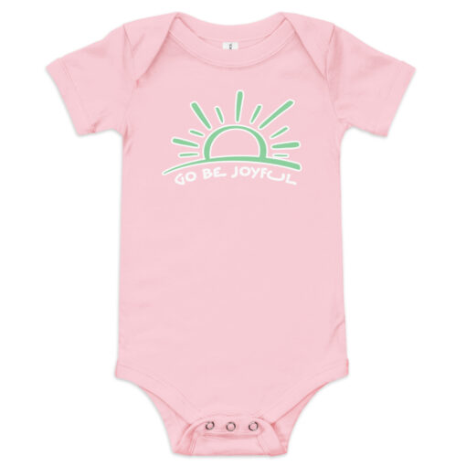 Joyful Baby Onesie - Happy Green - Image 4