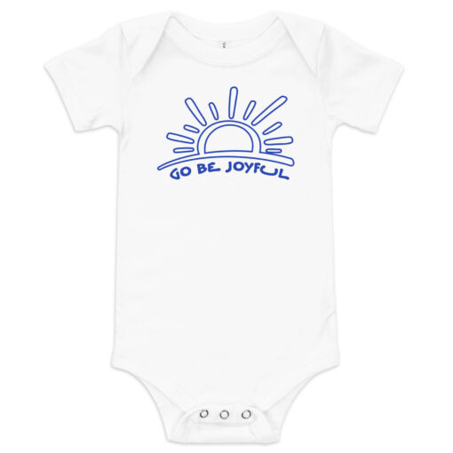 Joyful Baby Onesie - Bouncy Blue - Image 4