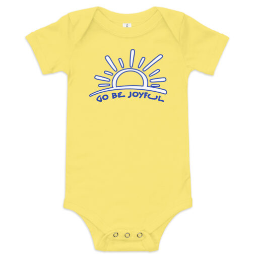 Joyful Baby Onesie - Bouncy Blue - Image 3