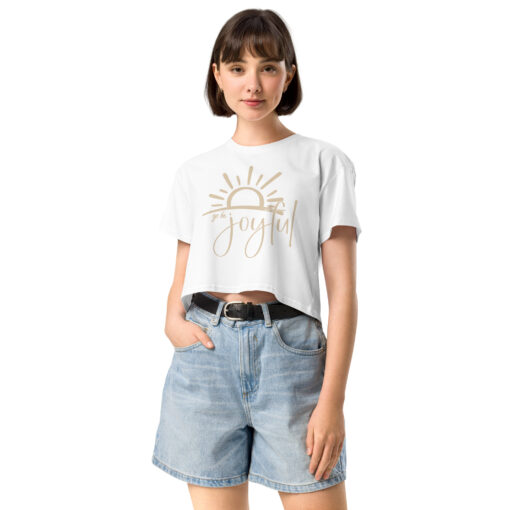 Joyful Women's Crop Top T - Image 3